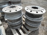 (6) 24.5 ALUMINIUM SEMI TRUCK WHEELS
