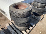 (4) FORD 245/75R17 TIRES/WHEELS