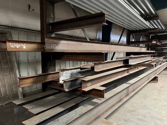 (12) I & H BEAMS,  MISCELLANEOUS DIMENSIONS