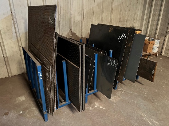 RACK WITH FLAT METAL