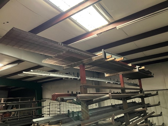 METAL GRATING  ON TOP OF RACK