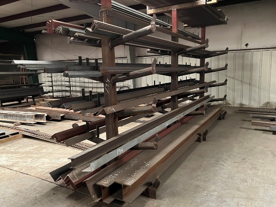 RACK WITH ANGLE IRON, I-BEAM & H-BEAM