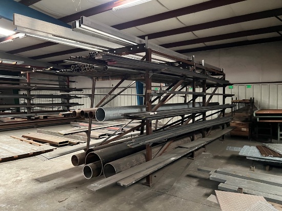 METAL RACK WITH METAL TUBING