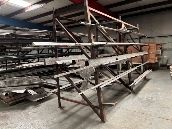 METAL RACK WITH ALUMINUM