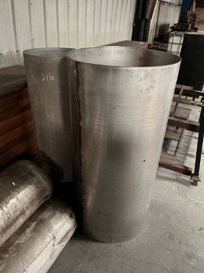 (1) STAINLESS TUBE &  (1) GALVANIZED TUBE