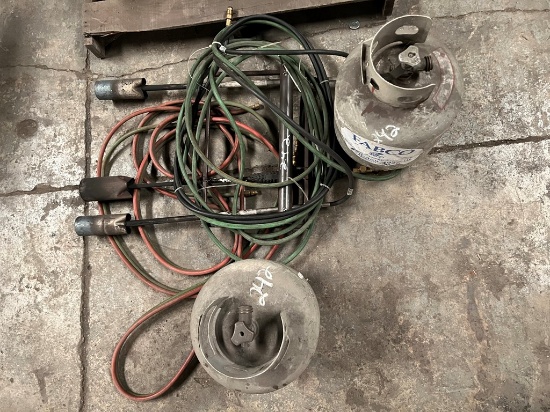 TORCHES & (2) PROPANE BOTTLES