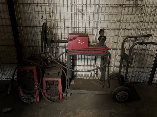 POW CON PLASMA CUTTER,  WELDER & WIRE FEEDER (NEEDS REPAIR)