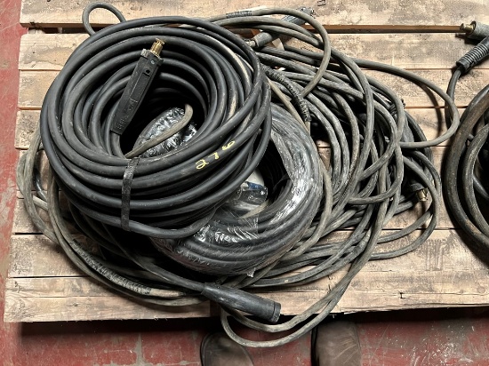 (4) WELDING LEADS