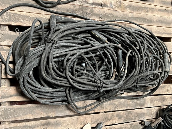 (4) WELDING LEADS