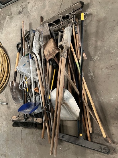 SHOVELS, BROOMS,  & MISCELLANEOUS