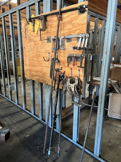 CLAMPS ON WALL