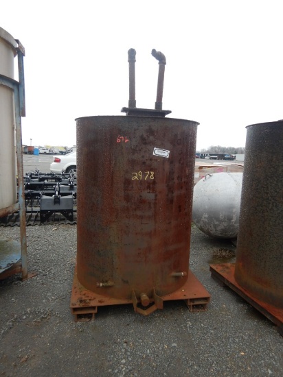 STEEL TANK,  550-GALLON, WITH STEAM COIL