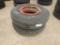 (2) 11 X 22.5 TIRES  ON DAYTONS