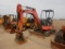 KUBOTA U35-4 MINI EXCAVATOR 3508 +/- HOURS  18 INCH BUCKET, BACK FIELD BLAD