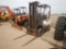 ALLIS CHALMERS FORKLIFT,  LP GAS ENGINE, OROPS S# 420649