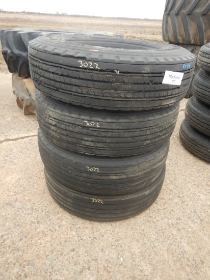 (4) LO-PRO 22.5 TIRES