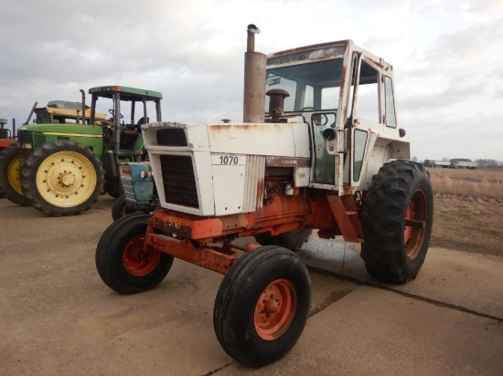 CASE AGRI KING 1070 WHEEL TRACTOR  3-POINT, 540-PTO, DRAWBAR, 7745+/- HRS,