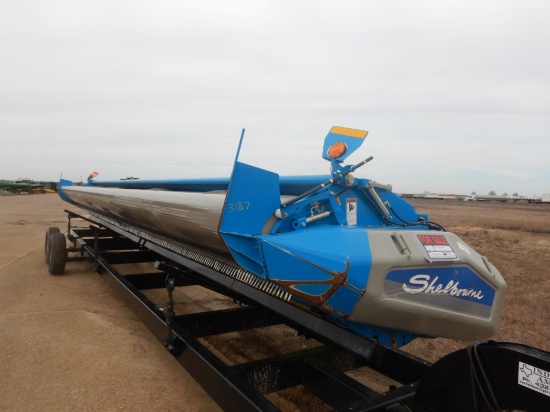 2020 SHELBOURNE 32 FT STRIPPER HEADER  JOHN DEERE ADAPTER, TRAILER DOES NOT