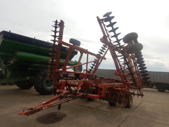 KRAUSS 7300 DISK  34 FOOT, HYDRAULIC FOLD, S# 2338