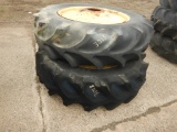SET OF DUALS FOR JOHN DEERE  38 INCH WITH TIRES