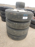 (4) LO-PRO 24.5 TIRES  ON BUDDS