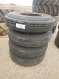 (4) 10.00 X 20 TIRES  ON DAYTONS