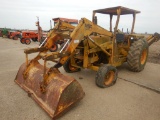 MASSEY FERGUSON 40B LOADER/BACKHOE  18 INCH DIGGING BUCKET, OPEN ROPS, CRAC