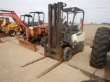 ALLIS CHALMERS FORKLIFT,  LP GAS ENGINE, OROPS S# 420649