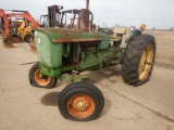 JOHN DEERE 2020 WHEEL TRACTOR  3PT, PTO, DRAWBAR, S# 196875T