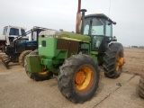 JOHN DEERE 4955 WHEEL TRACTOR,  MFWD, CAB, AC, PTO, 3 REMOTE HYDRAULICS, DU