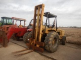 HARLOW HF456 OFF ROAD FORK LIFT  DIESEL ENGINE, 4 SPEED TRANSMISSION, 2 STA