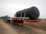 2007 WADE STEP DECK SPAYER TRAILER,  45',  13 TOP DECK, CUSTOM SIDE CARRIER