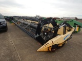 NEW HOLLAND 88C 30' FLEX HEADER  SHAFT IN TRAILER, MONITOR IN THE TRAILER