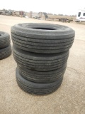 (4) ORIGIANL 315/80R22.5 TIRES