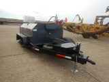 750 GALLON FUEL TRAILER  TANDEM AXLE, 1 BRAKE AXLE, 15 GALLON A MINUTE PUMP