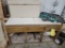 (2) OLD CABINETS WITH MARBLE PIECES AND TOY CHEST
