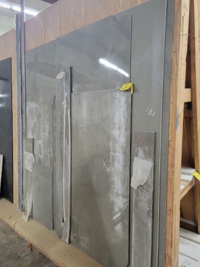 GREY AND BLACK MARBLE PIECES