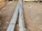 PALLET WITH CAP NIALS, RUBBER WALL BASE, METAL RODS,  & MISCELLANEOUS