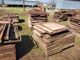 (22) PALLETS WITH CONCRETE FROMS