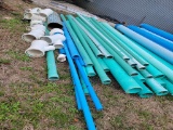 LOT OF IRRIGATION PIPE,  MISCELLANEOUS SIZES