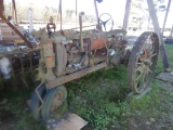 IHC MCCORMICK DEERING FARMALL F-14 ANTIQUE TRACTOR,  GAS ENGINE, WITH SICKL