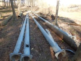 (2) LARGE I-BEAMS, SCRAP VEHICLE PARTS, LIGHT BALLASTS, TANKER BED, CHAINLI