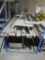 TABLE / RACK WITH FLAT BAR & MISCELLANEOUS METAL