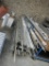 RACK  WITH ALL-THREAD, FLAT BAR, & MISCELLANEOUS