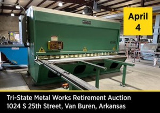 Tri-State Metal Works Retirement Auction