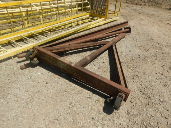 MOBILE A-FRAME FOR SHOP HOIST