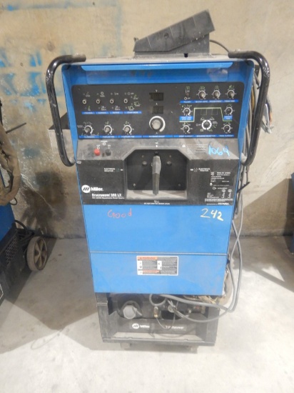 MILLER SYNCROWAVE 350 LX WELDER,  TIG RUNNER SERIES, SINGLE PHASE, 200/230/