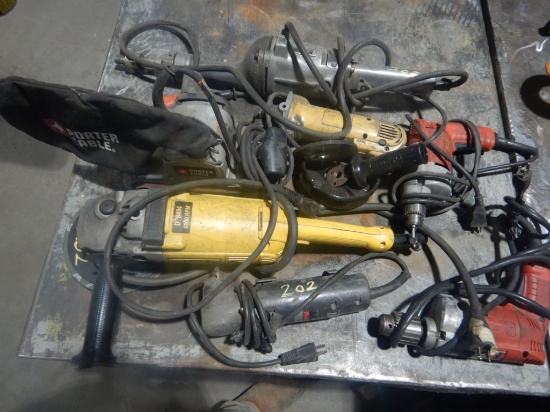 POWER TOOLS, GRINDERS, DRILLS,  & MISCELLANEOUS