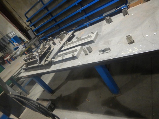 WELDING TABLE,  4' X 12'