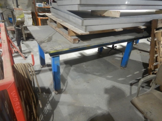 WELDING TABLE,  12' X 4'